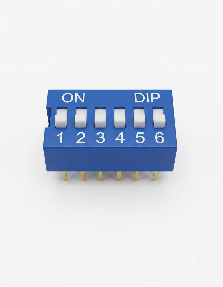 Interruptor DIP Switch (2, 3, 6 y 8 Posiciones)