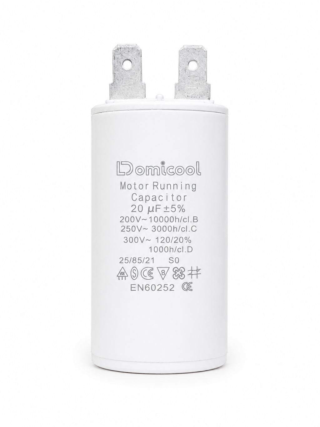 Capacitor de Trabajo 20µF ±5% Domicool
