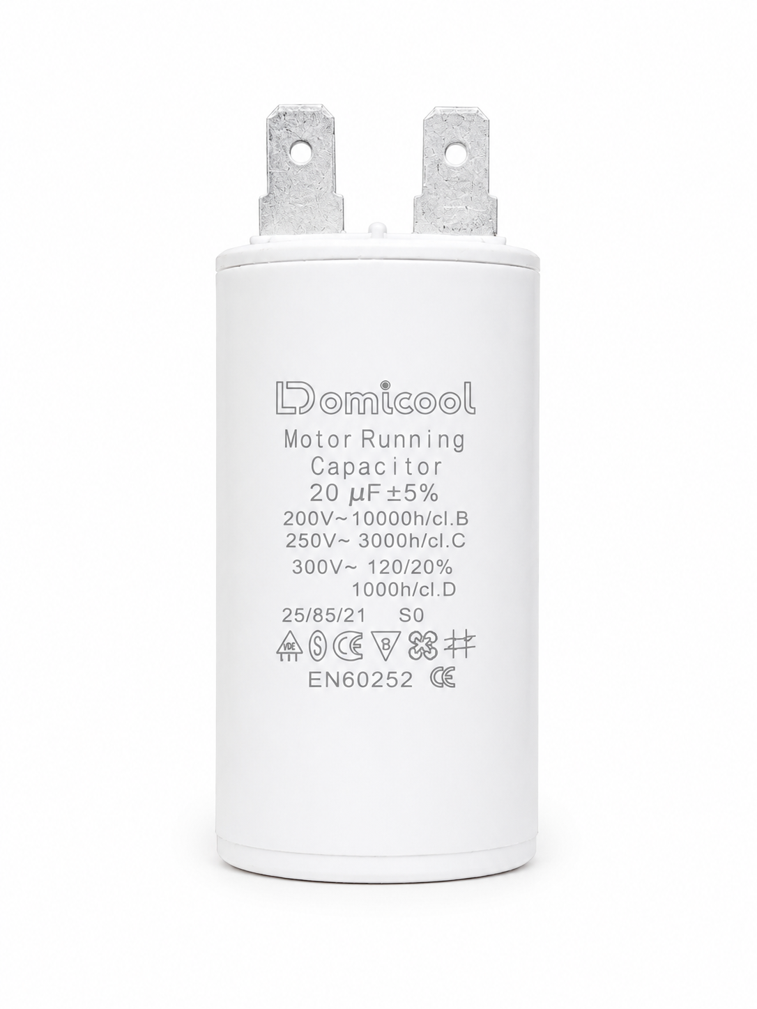 Capacitor de Trabajo 20µF ±5% Domicool