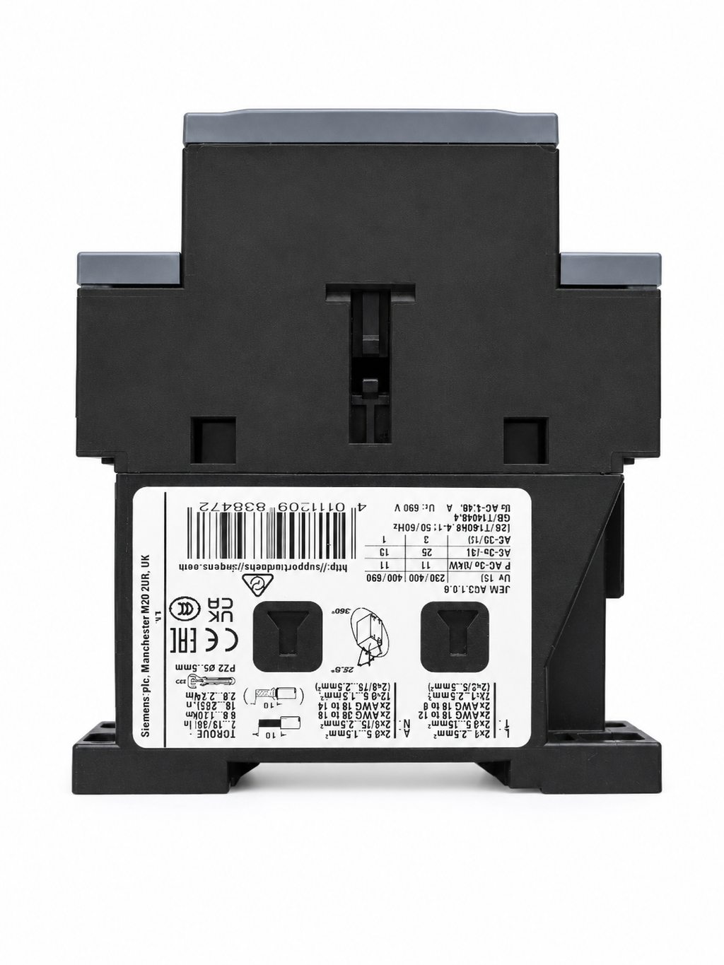 Contactor Siemens 3RT2026-1AN20 – 25A | Bobina 220V AC | 3 Polos + 1NO/1NC