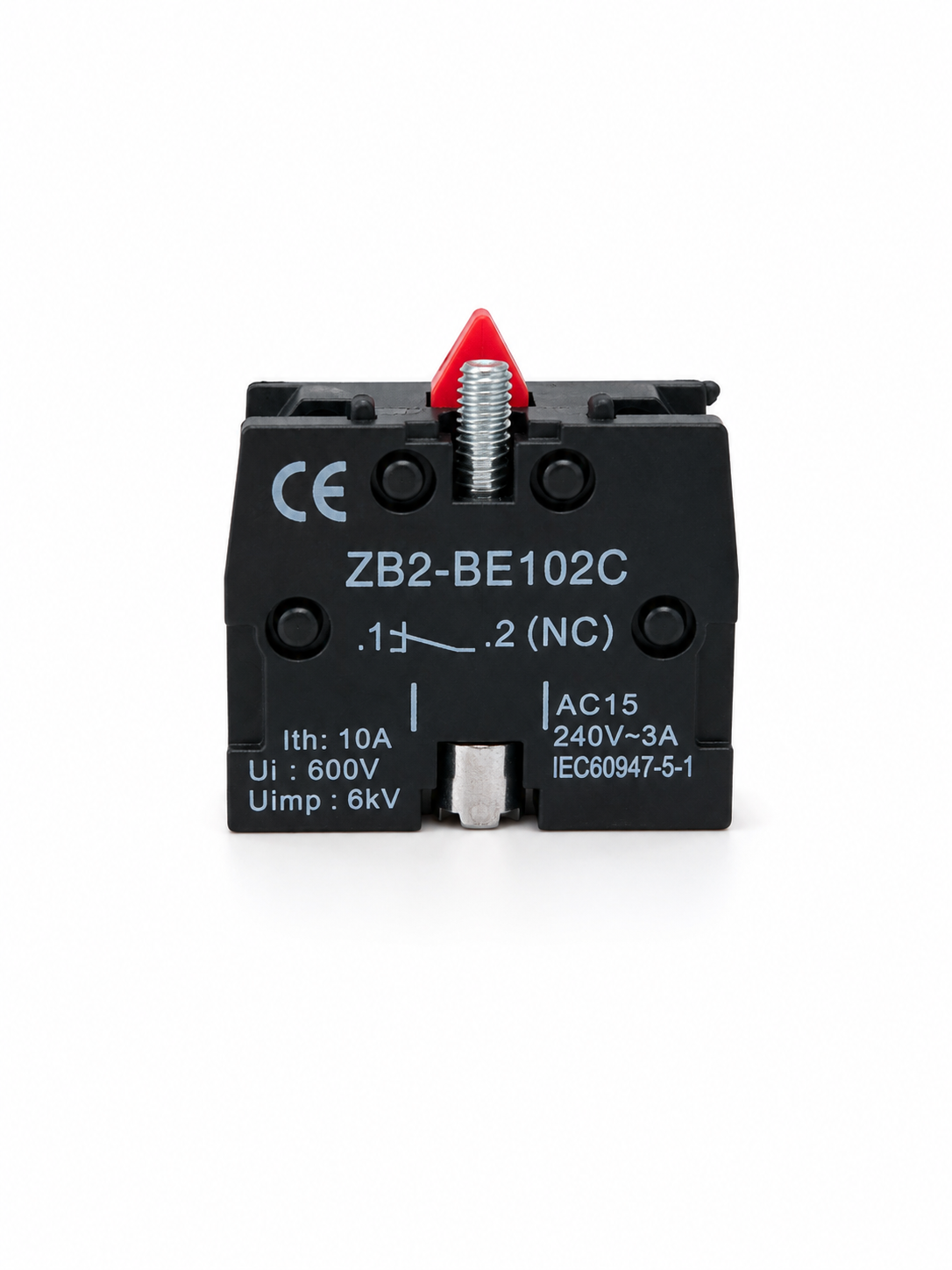 Bloque de Contacto Auxiliar para Botonera 22mm ZB2-BE Serie Individual