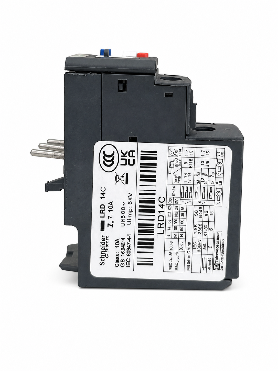 Relevador de Sobrecarga Schneider Electric LRD14 | 7–10 A