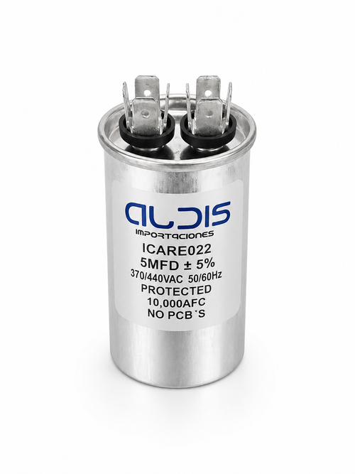 Capacitor de Trabajo 5µF 370/440V AC – ICARE022