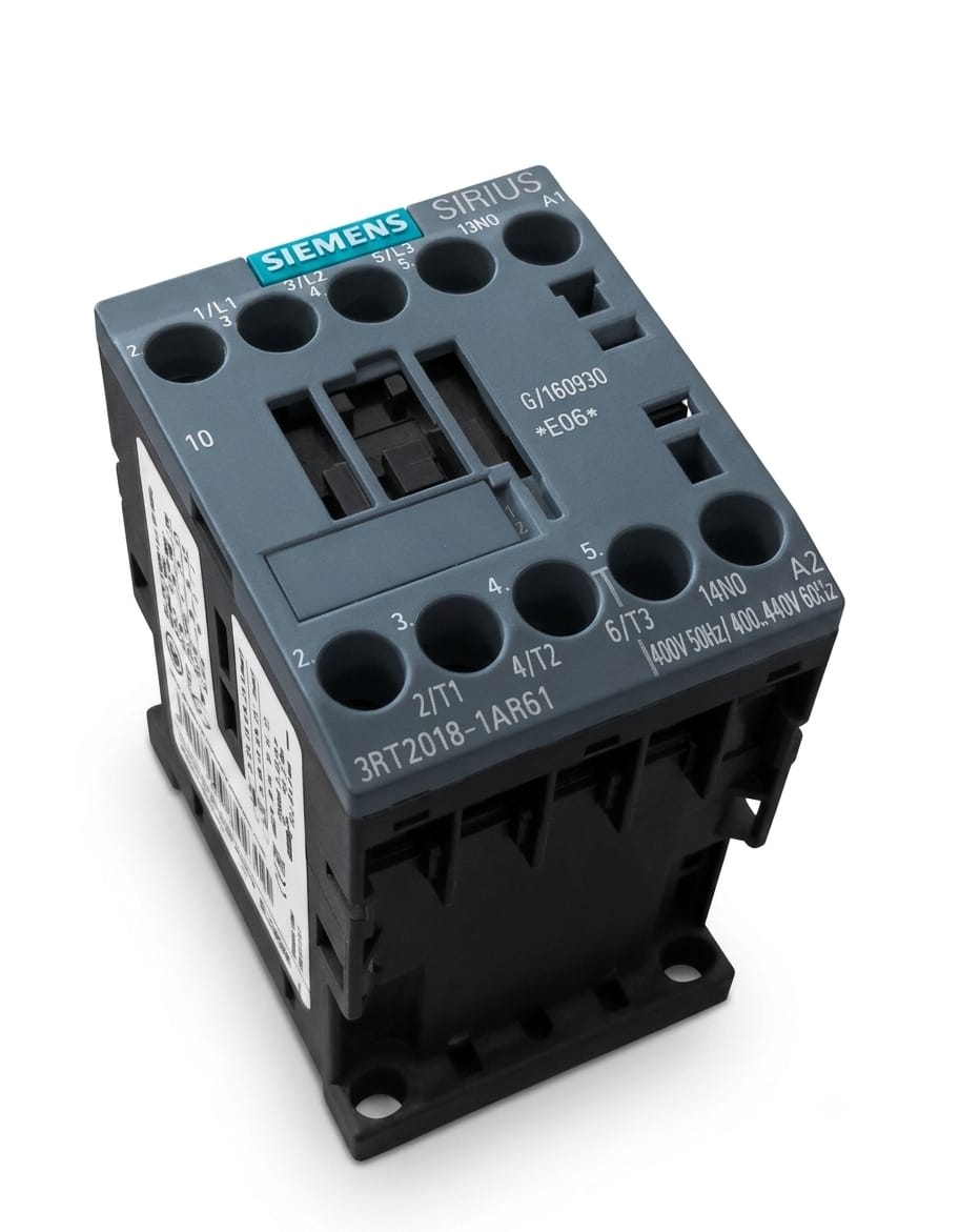 Contactor Siemens 3RT2018-1AR61 | Bobina 440V AC | 16A | 3 Polos + 1NO/1NC