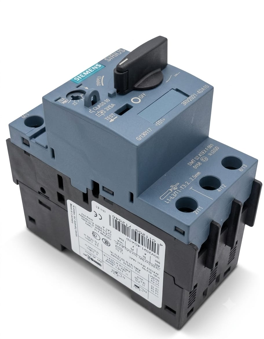 Guardamotor Siemens SIRIUS 3RV2021-4DA10 | Ajuste 20–25 A | Protección para Motor
