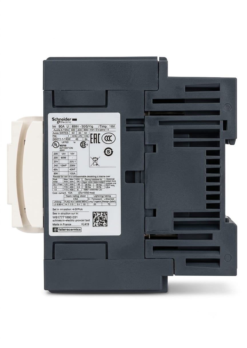 Contactor Schneider Electric TeSys LC1D65A | 65 A | Bobina 12–24 VDC | 3 Polos