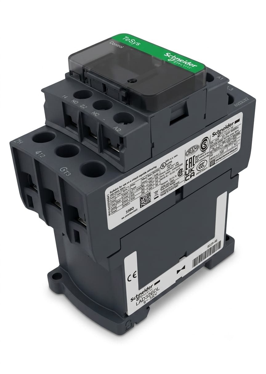 Contactor Schneider Electric LC1D38BD 3 Polos 38A 24VDC