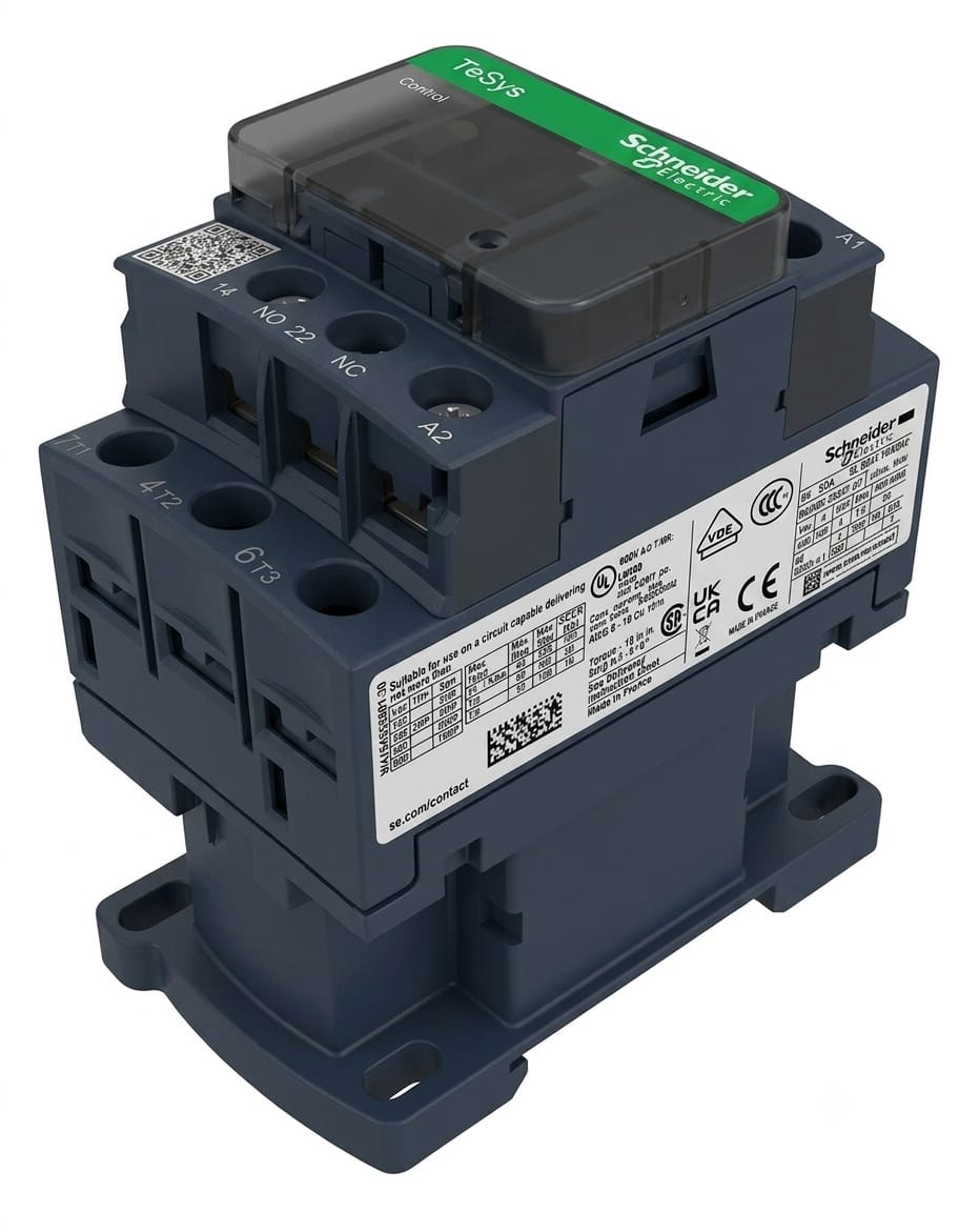 Contactor Schneider Electric TeSys LC1F18M7 3 Polos 18A 220V