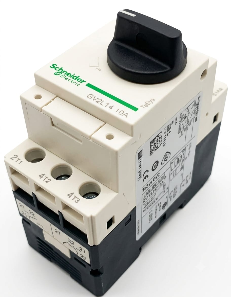 Guardamotor Magnético Schneider Electric TeSys GV2L14 | 10 A | 3 Polos