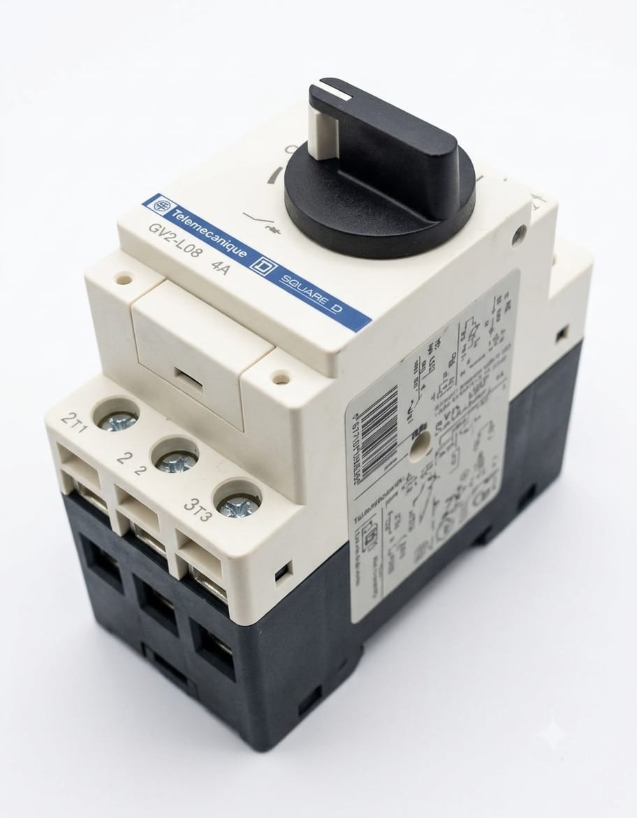 Guardamotor Magnético Telemecanique GV2-L08 | 4 A | 3 Polos