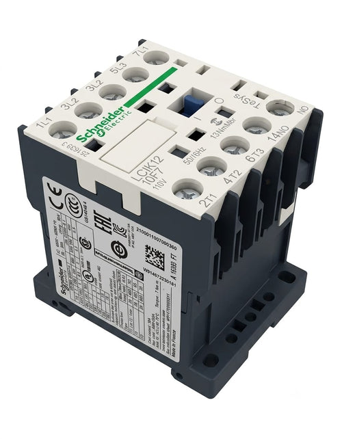 Contactor Schneider Electric TeSys K LC1K1210F7 | 12 A | Bobina 110 VAC | 3 Polos