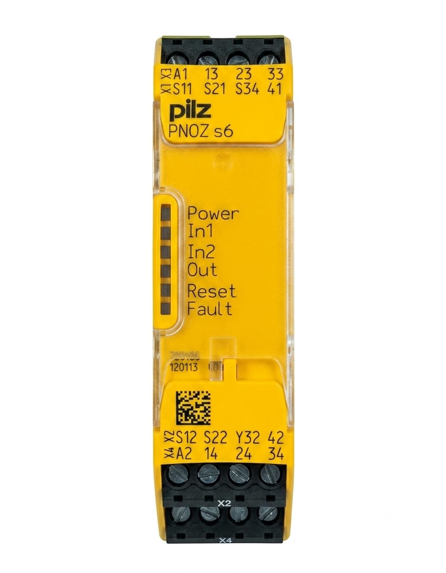 Relevador de Seguridad PILZ PNOZ s6 — N/P 750106