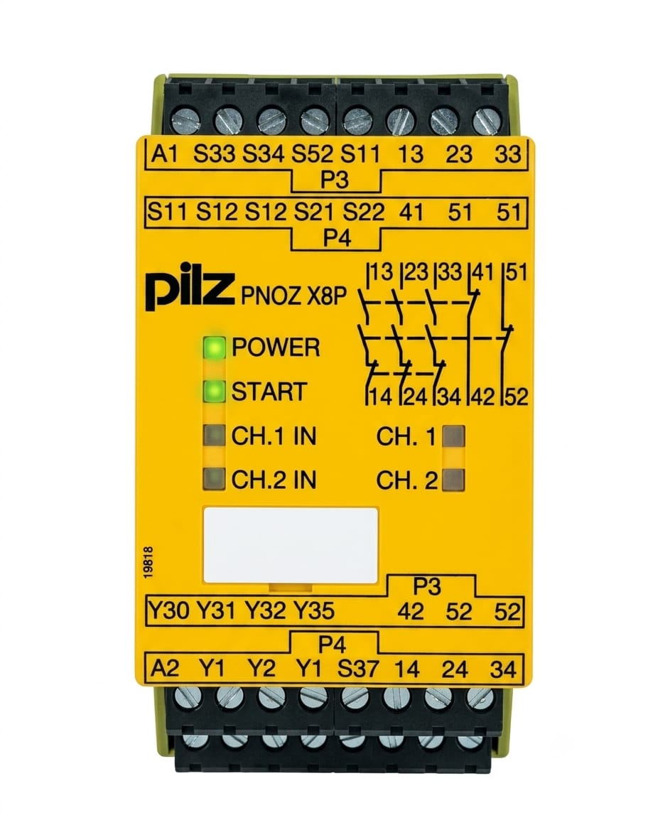Relé de Seguridad PILZ PNOZ e3.1p 24VDC 1so