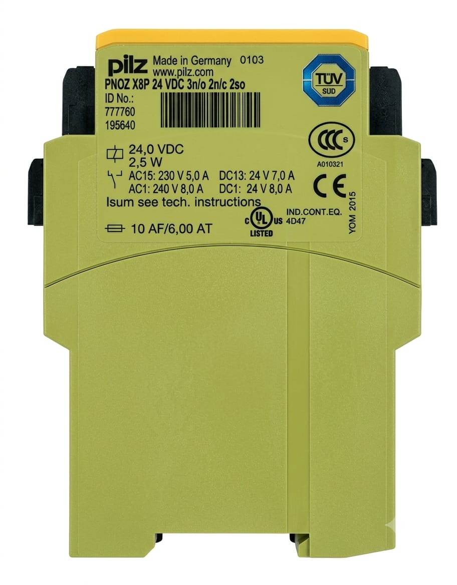 Relé de Seguridad PILZ PNOZ e3.1p 24VDC 1so