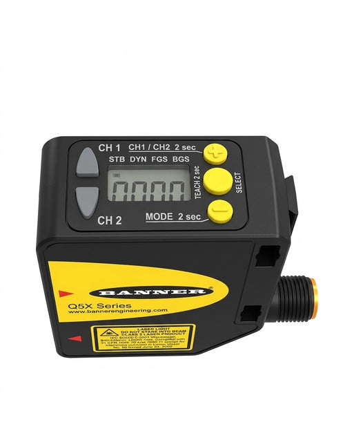 Banner Q5XKLAF2000-Q8 - Sensor Láser Industrial de Largo Alcance