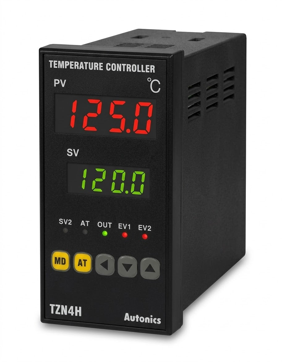 Control de Temperatura Autonics TZN4H-24R - PID Dual, Relevador, 100-240VAC