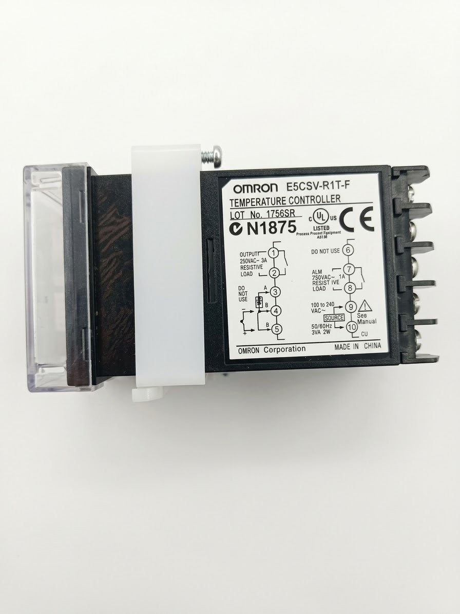 Control de temperatura digital OMRON E5CSV-R1T-F, salida por relevador, 100–240 VCA