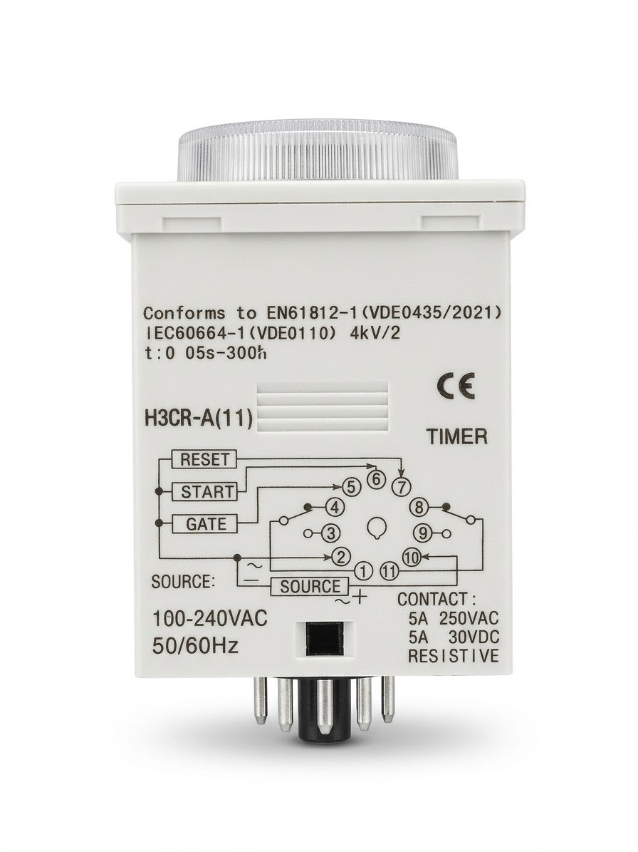 Temporizador Multifunción Omron H3CR-A para Control Industrial