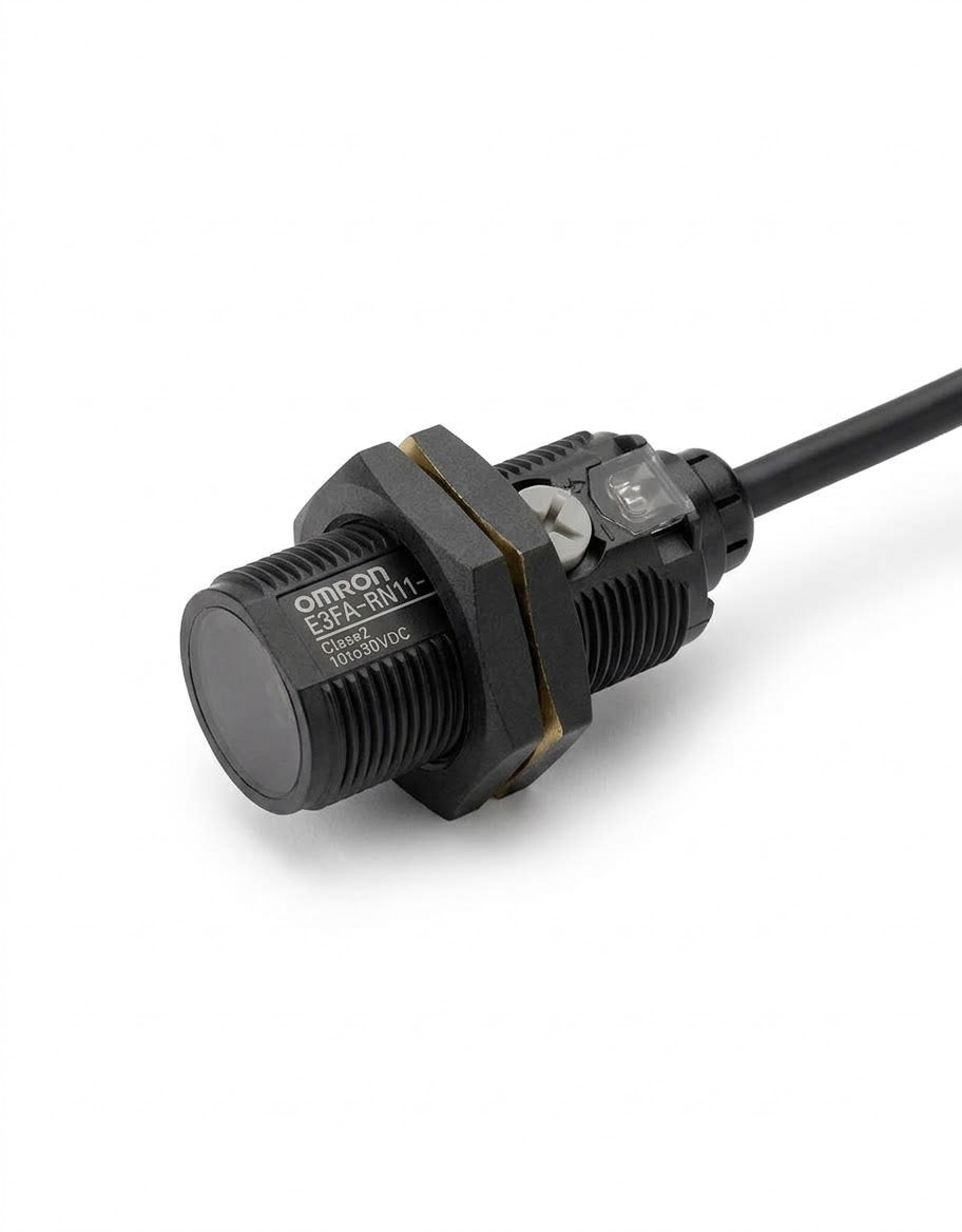 Sensor fotoeléctrico OMRON E3FA-RN11 M18, retrorreflectivo, NPN, 4 m