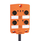 Caja repartidora IFM EBC015 | 4 puertos M12, PNP, cable PUR de 5 m
