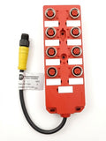 Caja de distribución de seguridad Allen-Bradley 898D-48LT-DM4 de 8 puertos
