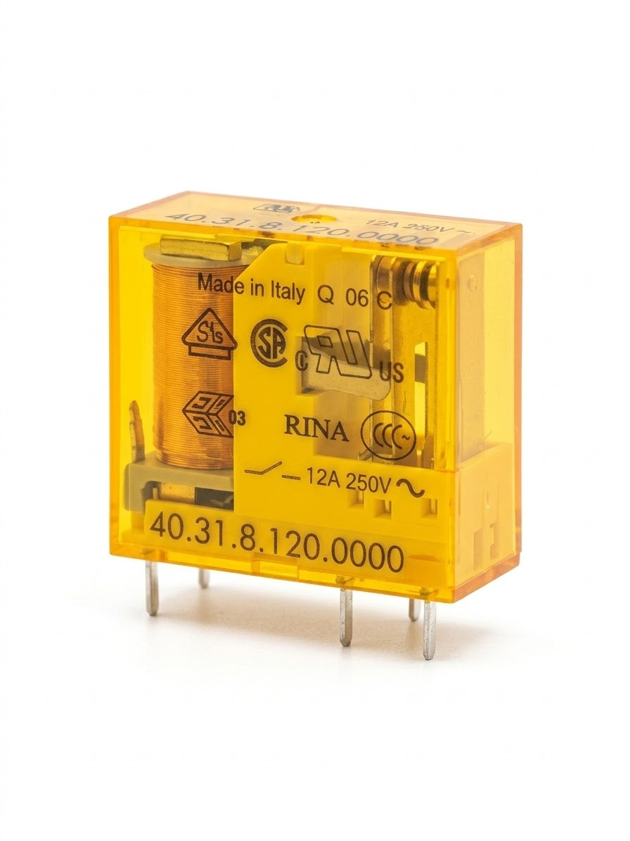 Relevador Finder 40.31.8.120.0000, SPDT, 10 A, bobina de 120 V CA