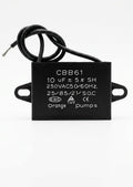 Capacitor CBB61 12µF 250VAC para Ventilador y Motor | 2 Cables