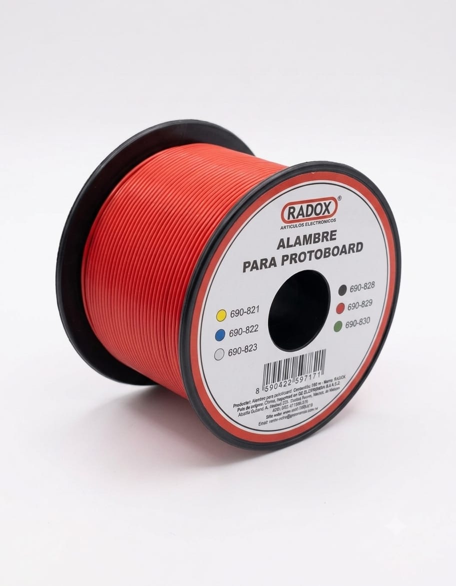 Cable para Protoboard Calibre 24 AWG (Venta por Metro)