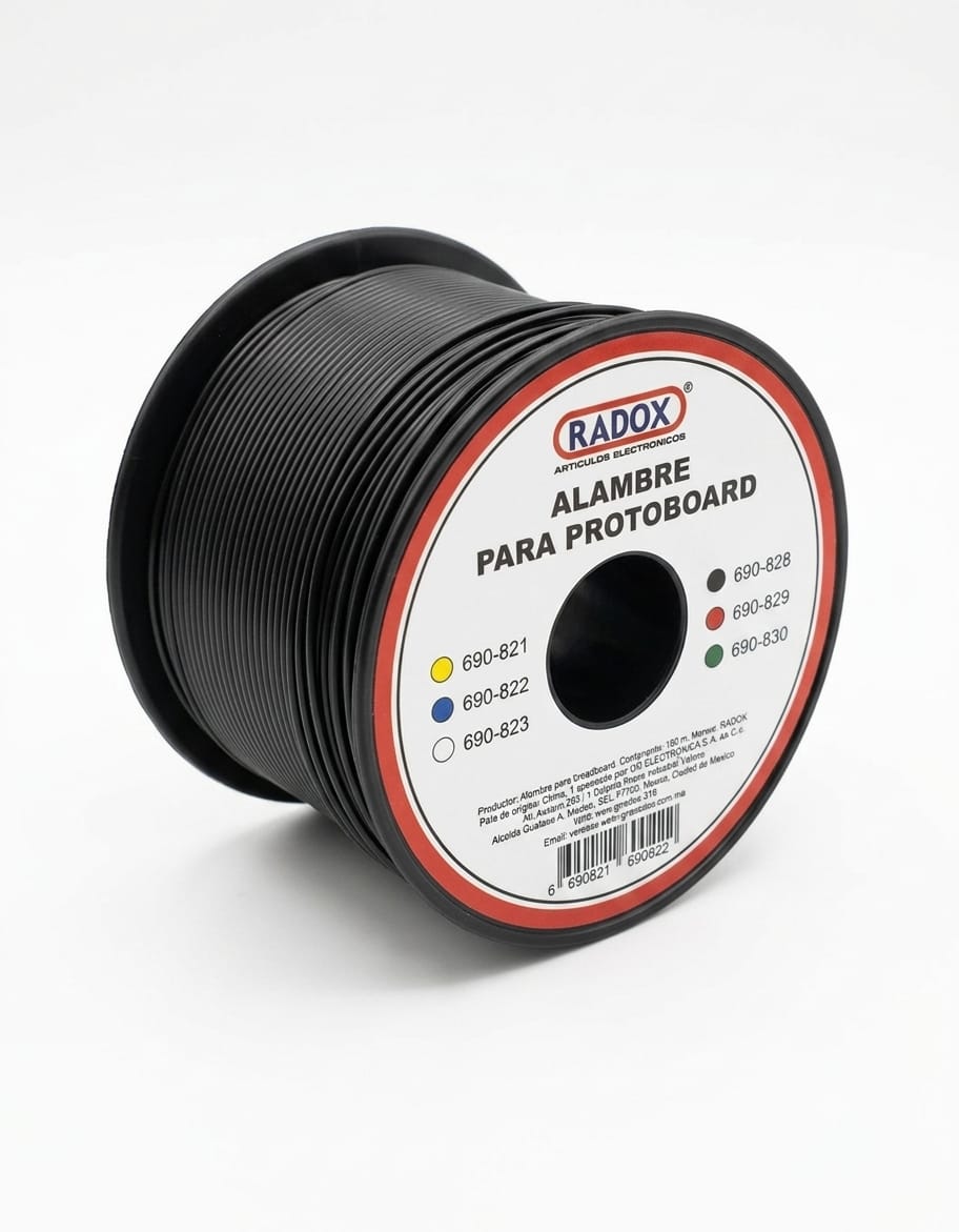 Cable para Protoboard Calibre 24 AWG (Venta por Metro)